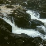 Photo of the Gearhameen river in County Kerry Ireland. Pictures of Irish whitewater kayaking and canoeing. Gearhameen in lowish water. Photo by J Keasley