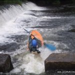  Slaney River - wez in action tullow kayak club