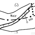 Photo of the Liffey river in County Dublin Ireland. Pictures of Irish whitewater kayaking and canoeing. St wolstans weir map.