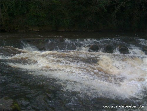  Ulster Blackwater (Benburb Section) River - The V weir , low water.