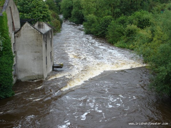  Blackwater/Boyne River - Blackwater/Boyne in Mega High Water-Weir below 1st bridge