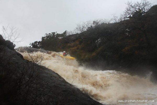  Owenaher River - Barry Loughnane Boofing the top