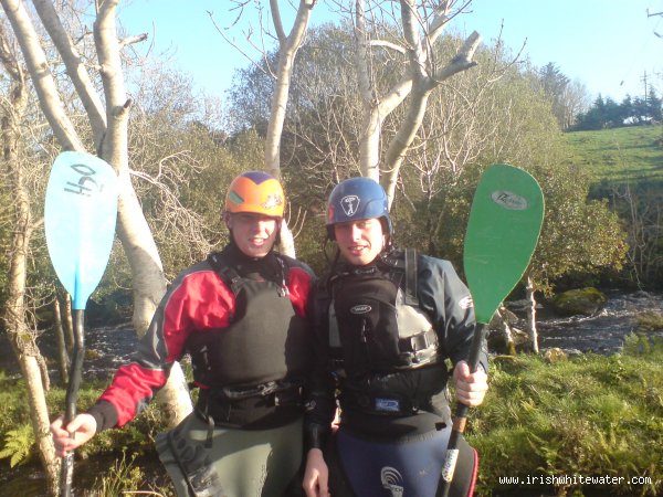  Kip (Loughkip) River - Top class kayakers Kev and Conor a day on the kip.