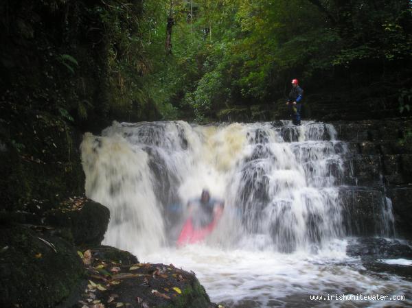  Clare Glens - Clare River - Main drop low water nov 06