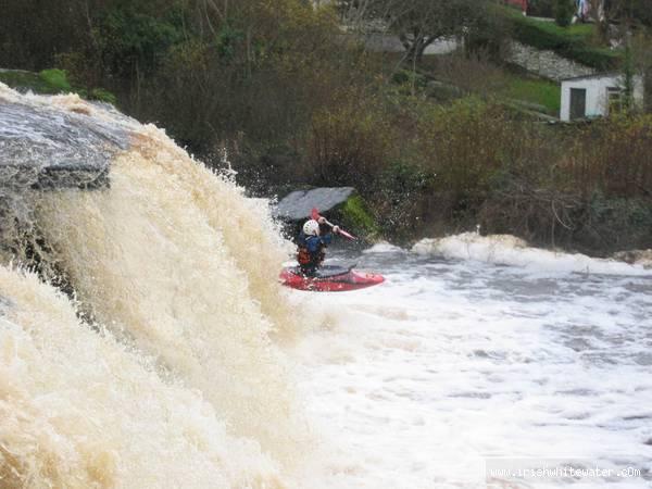  Ennistymon Falls River - Connor Upton with a boof