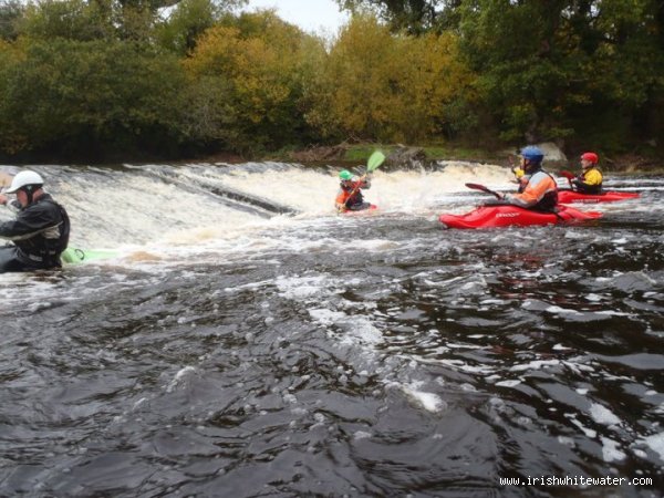  River Roe River - 1st weir with shoot in centre (low water)