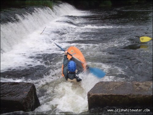  Slaney River - wez in action tullow kayak club