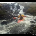 Photo of the Slaheny (Source section) river in County Kerry Ireland. Pictures of Irish whitewater kayaking and canoeing. Photo by dave g