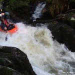 Photo of the Caraghbeg (Beamish) river in County Kerry Ireland. Pictures of Irish whitewater kayaking and canoeing.