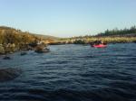 Photo of the Lough Charrig river in County Galway Ireland. Pictures of Irish whitewater kayaking and canoeing. Mouth of the river . Photo by Seanie