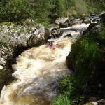 Photo of the Flesk river in County Kerry Ireland. Pictures of Irish whitewater kayaking and canoeing. Photo by owen