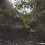 Photo of the Owennashad river in County Waterford Ireland. Pictures of Irish whitewater kayaking and canoeing. a shot back up at the techical section from below the launching point. Photo by michael flynn