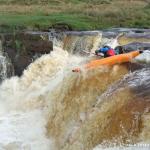 Photo of the Bunduff river in County Leitrim Ireland. Pictures of Irish whitewater kayaking and canoeing. Shane Flaherty - wavewheel 1.