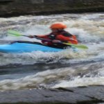Photo of the Suck river in County Roscommon Ireland. Pictures of Irish whitewater kayaking and canoeing. Photo by Junior Hannon