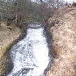 Photo of the Edergole Creek in County Donegal Ireland. Pictures of Irish whitewater kayaking and canoeing. Photo by Ronan Holly