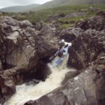 Photo of the Glenacally river in County Mayo Ireland. Pictures of Irish whitewater kayaking and canoeing. Running the teacups.Low water. Photo by Graham 'pinning is cool' Clarke
