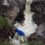 Photo of the Glenacally river in County Mayo Ireland. Pictures of Irish whitewater kayaking and canoeing. Success!!. Photo by Graham 'it was all the Jefe's fault' Clarke