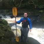 Photo of the Glenarm river in County Antrim Ireland. Pictures of Irish whitewater kayaking and canoeing.