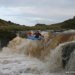 Photo of the Bunduff river in County Leitrim Ireland. Pictures of Irish whitewater kayaking and canoeing. Photo by Conor Daly