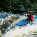 Photo of the Boluisce river in County Galway Ireland. Pictures of Irish whitewater kayaking and canoeing. Poll Gorm. . Photo by Seanie