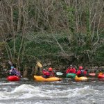 Photo of the Boyne river in County Meath Ireland. Pictures of Irish whitewater kayaking and canoeing.