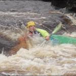Photo of the Lower Deel river in County Mayo Ireland. Pictures of Irish whitewater kayaking and canoeing. Mac the Gouge.