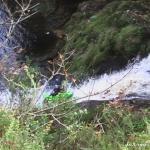 Photo of the Tourmakeady Waterfall in County Mayo Ireland. Pictures of Irish whitewater kayaking and canoeing. wheeee!. Photo by Graham Clarke
