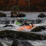 Photo of the Owenroe river in County Kerry Ireland. Pictures of Irish whitewater kayaking and canoeing. Owenroe. Photo by Conor Allen