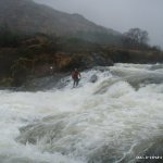 Photo of the Gearhameen river in County Kerry Ireland. Pictures of Irish whitewater kayaking and canoeing. Where's Mickey? :). Photo by Mickey