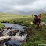Photo of the Upper Owenglin river in County Galway Ireland. Pictures of Irish whitewater kayaking and canoeing. Hot as Balls Falls at a Low level. . Photo by Ross Lynch