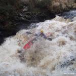 Photo of the Avonmore (Annamoe) river in County Wicklow Ireland. Pictures of Irish whitewater kayaking and canoeing. Jacksons,
Medium water. Photo by eoinor
