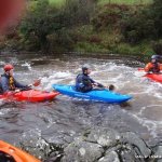 Photo of the Upper Flesk/Clydagh river in County Kerry Ireland. Pictures of Irish whitewater kayaking and canoeing. 27/12/07. Photo by D O C.