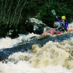 Photo of the Boluisce river in County Galway Ireland. Pictures of Irish whitewater kayaking and canoeing. Poll Gorm - At the end of the Boluisce River. It's just before the river meets the sea at the mouth of the river.. Photo by Seanie