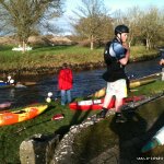 Photo of the Clare River Milltown in County Galway Ireland. Pictures of Irish whitewater kayaking and canoeing. 6/11/11. Photo by lg