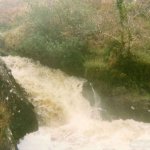Photo of the Boluisce river in County Galway Ireland. Pictures of Irish whitewater kayaking and canoeing. River Left Drop.. Photo by Seanie