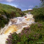 Photo of the Source of the Liffey river in County Wicklow Ireland. Pictures of Irish whitewater kayaking and canoeing. Photo by Eoin Browne