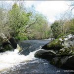 Photo of the Derreen river in County Carlow Ireland. Pictures of Irish whitewater kayaking and canoeing. Photo by chris oloan