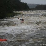 Photo of the Bunduff river in County Leitrim Ireland. Pictures of Irish whitewater kayaking and canoeing. Gerry Mc Gkinchey. Photo by Conor Daly