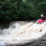 Photo of the Dunniel river in County Sligo Ireland. Pictures of Irish whitewater kayaking and canoeing. Dunniel. Photo by caz