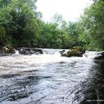 Photo of the Coomhola river in County Cork Ireland. Pictures of Irish whitewater kayaking and canoeing. Play Spot. Photo by Dave P