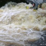 Photo of the Avonmore (Annamoe) river in County Wicklow Ireland. Pictures of Irish whitewater kayaking and canoeing. doc on little jacksons. Photo by steve