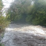 Photo of the Termon river in County Fermanagh Ireland. Pictures of Irish whitewater kayaking and canoeing. Waterfoot in high water.