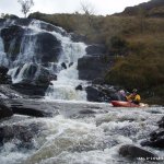 Photo of the Slaheny (Source section) river in County Kerry Ireland. Pictures of Irish whitewater kayaking and canoeing. put in. Photo by dave g