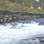 Photo of the Lough Hyne Tidal Rapids in County Cork Ireland. Pictures of Irish whitewater kayaking and canoeing. des ronan. Photo by dave g